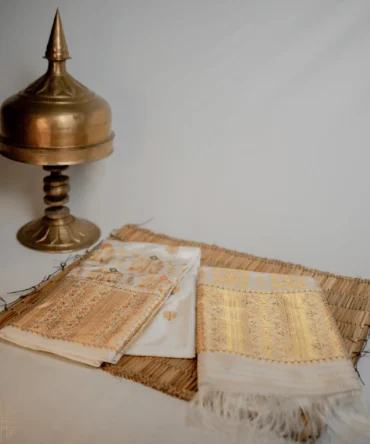 Zehava Paat Silk Mekhela Sador