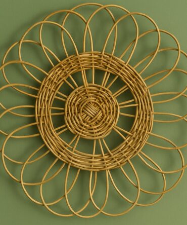 Handmade Cane Wall Hanging For Home Decor