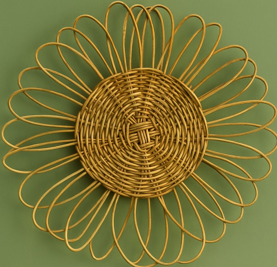 Handmade Cane Wall Hanging For Home Decor